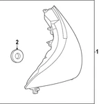 Genuine Mercedes-benz Tail Light Assembly 232-906-27-03 New. Price: $649.42.