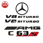 C63S Amg Sedan V8 Biturbo Rear Star Emblem Badge Gloss Black For W205 New. Price: $57.95.