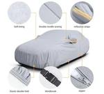 Outdoor Heavy Duty Weatherproof Car Cover Sedan 190-209 Inch Universal Fit Used. Price: $25.00.