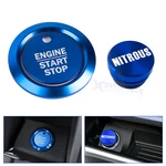 Blue Aluminum Ignition Start + Cigarette Lighter Nitrous Button Trim For Subaru New. Price: $14.99.