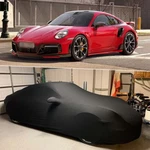 Car Covers Indoor Stain Stretch Dust-proof Custom Black For Porsche 911 Turbo New. Price: $129.11.
