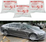 Lulika Packs Disposable Car Cover Clear Plastic 3PC L(12.4FT * 21.6FT) New. Price: $31.03.