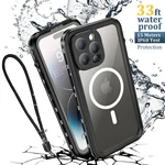 For Iphone 15 14 13 Max Case Waterproof Mag Safe Cover With Screen Protector New. Price: $22.99.