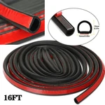Universal Weatherstrip Small D-shape Car Door Rubber Seal Hollow New. Price: $14.24.