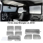 8PCS Window Windshield Sun Visor Shade Heat For Jeep Wrangler Jl 4DOR 18+ New. Price: $45.99.