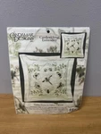 Candamar Designs Garden Harmony Pillow Cover Embroidery Kit 17X17 Green Insects Used. Price: $17.99.