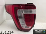 Oem 2017 Ford Explorer 3.5L Left Driver Tail Light Lamp Assy Used. Price: $139.99.