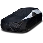 Titan Jet Black Poly 210T Sedan (186-202" Long), With Silver Stripe New. Price: $73.03.