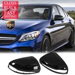 Gloss Black Door Wing Mirror Cover Caps For Mercedes Benz W205 X253 W213 W222 New. Price: $27.95.