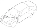 Genuine Bmw Cover Indoor 82-15-0-018-224 New. Price: $511.50.