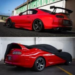 Indoor Full Car Cover Stain Stretch Dust-proof Protection Black For Toyota Supra New. Price: $89.99.