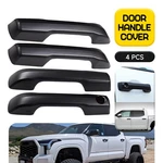 Matte Black Door Exterior Handle Covers Overlay Trim For Toyota Tundra 2022-2024 New. Price: $18.04.