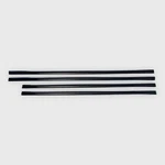 SM6103BLK Chrome Tape-on Door Molding Fits Set Nissan Titan Crewmax 17-19 New. Price: $131.99.