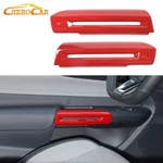 2PCS Red Interior Door Grab Handle Decor Bezel Trim Cover Ford Mustang 15-25 New. Price: $20.49.