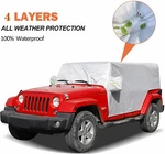 Car Rain Sunshade Uv Protection Cover For 2007-2023 Jeep Wrangler Jk Jl 4 Door New. Price: $49.99.