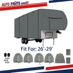 26'-37' Ft Camper Storage Cover With Zipper Waterproof 5TH Wheel Rv Motorhome New. Price: $110.41.