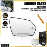 Mirror Glass Heat Blind Spot Right Passenger Side For Hyundai Elantra 2021-2025 New. Price: $22.99.