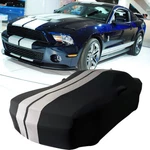 Satin Stretch Indoor Car Cover Scratch Dustproof Ford Mustang Shelby GT500 New. Price: $109.39.
