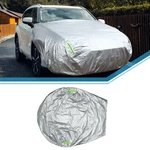 Front Half Car Cover Waterproof 200X105CM Outdoor Aluminum Film New. Price: $67.20.