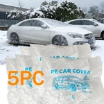 5 Pack Clear Plastic Disposable Car Cover Temporary Universal Rain Dust Garage New. Price: $332.99.