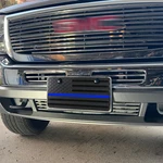 American Flag Front License Plate With Screws Accessories Universal W/blue Line New. Price: $11.89.