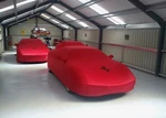 Used Once Genuine Ferrari F173 SF90 Stradale Showroom Indoor Red Car Cover. Price: $443.70.