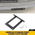No Drill Front Bumper License Plate Bracket Relocator For Dodge Challenger 15+ New. Price: $36.66.