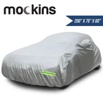Mockins 200" X 75" 60" 190T Silver Polyester Car Cover Waterproof & Protective New. Price: $24.99.