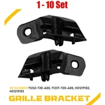 2-20X Left+right Grille Spacer For 2022-2025 Honda Civic Front Replacement New. Price: $42.75.