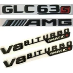 Gloss Black Letters GLC63S Amg V8 Biturbo 4MATIC+ Emblems For Mercedes New. Price: $45.99.