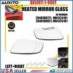 Driver Passenger Side Heated Mirror Glass Rearview Fit Mercedes C250 10-11 2-10X New. Price: $123.49.