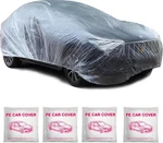 Universal Disposable Car Covers - Waterproof Plastic 4PACK, Black New. Price: $42.28.