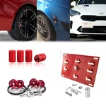 Red Tow Hook License Plate + Air Valve Cap Release Fastener For Kia Stinger 18 New. Price: $28.99.