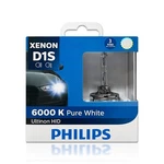 Philips Ultinon D1S Hid Xenon Headlight Bulbs 85410WXX2 6000K 35W - Pack Of New. Price: $185.00.