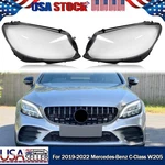 Left&right Headlight Lamp Lens Covers For Mercedes-benz Class W205 2019-2022 New. Price: $68.94.