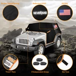 Neverland Half Car Cover Sun Protect For Jeep Wrangler Door Jku Jlu 2007-2024 New. Price: $51.09.