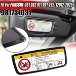 Porsche 982 911 991 992 2012-25 Black Sun Visor Mirror Cover 981731031 New. Price: $32.99.