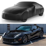 For Ferrari F12 Berlinetta Full Car Cover Outdoor Satin Stretch Waterproof Black New. Price: $89.08.