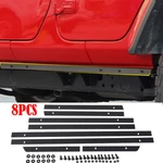 8XSIDE Pinch Weld Cover Trail Armor Rocker Guard For 2018-23 Jeep Wrangler Jl Jt New. Price: $75.99.