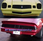Fits 78-81 Camaro Gts Smoke Acrylic Headlight Taillight & Center Panel Cover 7PC New. Price: $239.76.