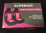 Superior Auto Car Bucket Seat Covers New. Price: $49.95.