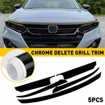 Chrome Delete Blackout 2021-22 Overlay For Honda Accord Front Grill Upper Trim New. Price: $19.94.