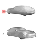 Genuine Porsche Cover Indoor 971044020 New. Price: $470.83.