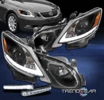 For 2006-2011 Lexus GS350 GS460 Hid Led Black Projector Headlights W/bumper Drl New. Price: $479.95.