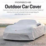 Genuine Porsche 718 Spyder Outdoor Car Cover Plus 2017-2023 Beige 98204400031 New. Price: $814.95.
