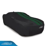 Coverking Satin Stretch Car Black With Dark Green Stripes 2010-2015 Camaro New. Price: $519.99.