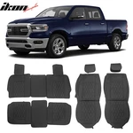 For 09-23 Dodge Ram 1500 2500 3500 Black Covers Pu Leather 5-SEAT Bench Pad New. Price: $104.99.