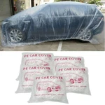 5 Pack Clear Disposable Auto Car Full Cover Temporary Universal Rain Dust Garage New. Price: $35.50.