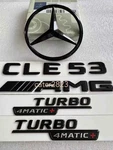 CLE53 Coupe Amg Rear Star Badge & Gloss Black Side Emblems Set For Mercedes C236 New. Price: $140.96.