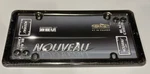 Cruiser Accessories 20680 Nouveau License Plate Frame, Black Chrome- New. Price: $16.50.